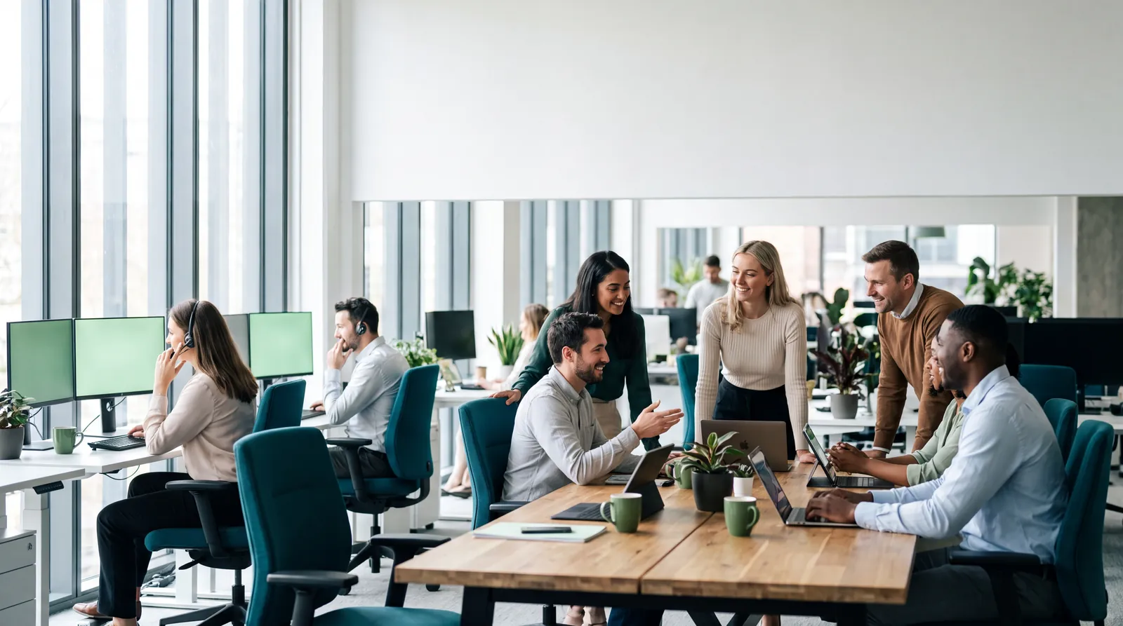 A coordinated sales team working in sync as one connected GoStartr revenue engine